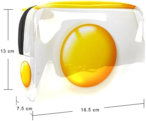 Чанта за Тоалетни Принадлежности, Окачен Набор от Dopp за Мъже, Водоустойчива Чанта за Бръснене за Пътуване, Cartoony Сладък Модел на Яйца на Очи
