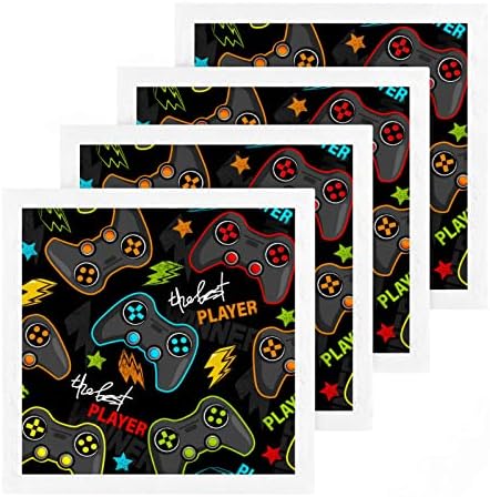 Гъба Kigai Gamepad от памук, 6 Опаковки, Добре Абсорбиращи и мека на допир хавлиени Кърпи за пръстите