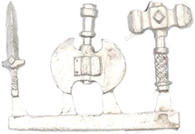 Миниатюрна Фигурка с брадва, Меч и Голям Чук Stonehaven Accessories за Настолни военни игри с диаметър 28 мм - Произведено в САЩ