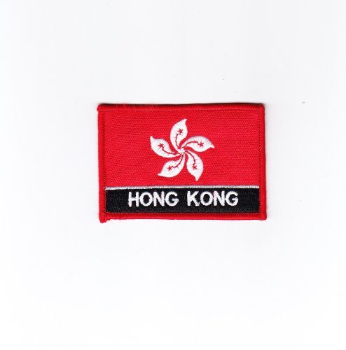 Многоцветен Празен Националния Флаг на Страната Желязо на Бродирани Нашивке топлинно запечатване Апликация на Емблемата (Хонг