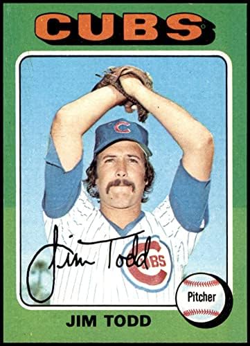 1975 Topps 519 Джим Тод Чикаго Къбс (Бейзболна картичка) Ню Йорк/MT Cubs