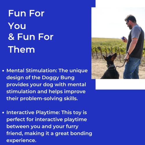 Интерактивна играчка за кучета Кученце Bung | Здрава и нетоксичная играчка-пъзел за кучета за умствена стимулация | идеален за малки кученца и по-възрастните хора | за