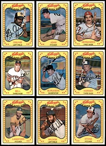 1981 Kelloggs Бейзболен комплект (Baseball Set) NM+