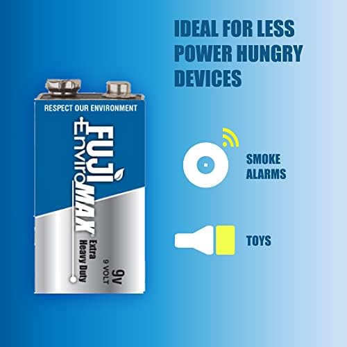 Fuji Batteries 3600BP1 EnviroMax 9-Вольтовая Сверхпрочная батерия повишена мощност