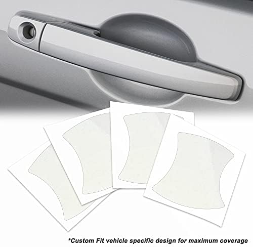 ReplaceMyParts Custom Fit Врата копчето Чаша Прозрачен Сутиен Боя за Защитно Фолио Против Надраскване Каменна Защита Самовосстанавливающийся PPF (Комплект от 4), за 2010 2011 2012 Hyundai
