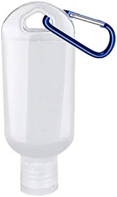 BLMIEDE Капацитет 30 мл Контейнери Запечатан Пластмасов Ключодържател Прозрачни Бутилки Празни Пътни Почистващи Експрес-Чаена Чаша
