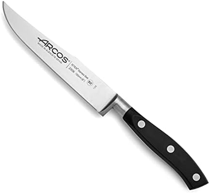 Кухненски нож ARCOS от 8-инчов неръждаема стомана Nitrum с нож 200 мм. е Малък и лек. 250 гр. Ергономична дръжка от полиоксиметилена