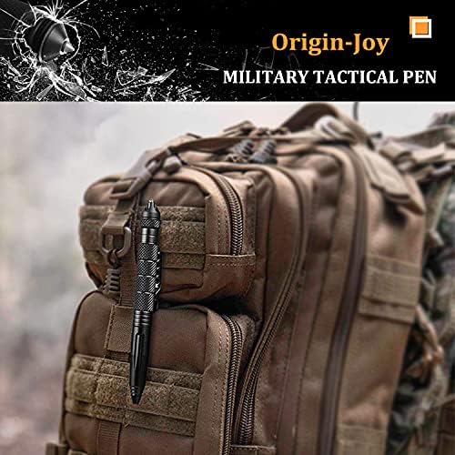 Origin-Joy 5 Опаковки Военна Тактическа дръжка От Вольфрамовой Стомана, Многофункционална Дръжка EDC за Самозащита С 20 Шариковыми