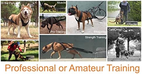 KnK Dog Доставя шлейку за по-големи кучета, мек Здрав жилетка за утягивания отслабване, тренировка големи кучета, бързо ходене,