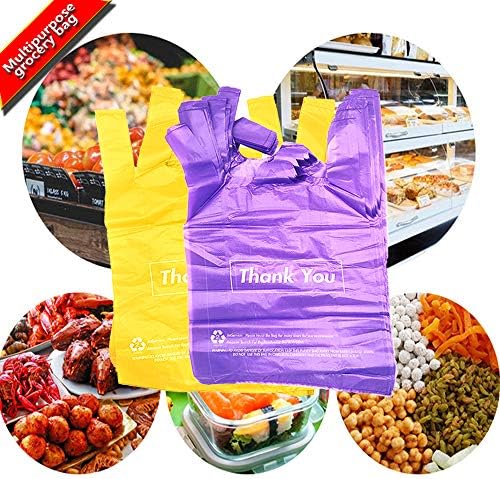 Чанти за стоки IntService размер 12x20 инча с дръжки, Еко-Чанти и калъфи за тениски, Чанти за пазаруване с Пластмасови дръжки Многофункционални чанти за храни Големи Разме?