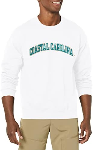 NCAA Coastal Carolina Chanticleers 50/50 Смесен Ретро Свитшот с кръгло деколте в 8 грама