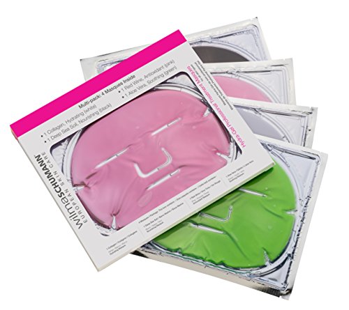 WILMA SAVOVA Хидра-Гел Professional Treatment Masques 4 опаковки / Премахва Пигментни петна и хидратира кожата с помощта на маски с алое