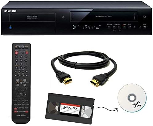 Разход на видео рекордер Samsung VHS запис на DVD с дистанционно управление, HDMI (обновена)