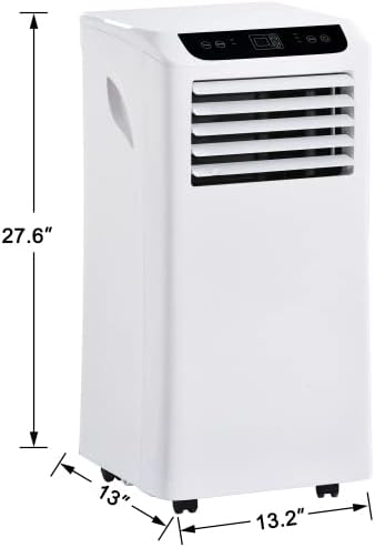 Преносим климатик FUZOFUIZ с дистанционно управление 8000 BTU Компактен Домашен блок за охлаждане на променлив ток с Режима