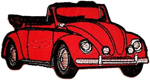 Луксозен Автомобил Kleenplus Retro50 с Червени Мультяшными ивици с надпис Ютия, на Бродирани Логото, Дрехи за Дънки, Якета, Шапки, Раници, Ризи, Аксесоари, Направи си сам, Наш