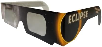 Очила Eclipse - 10 двойки - Одобрени от AAS - Сертифицирани по ISO, безопасни за всички слънчеви затъмнения - (Get Mooned)