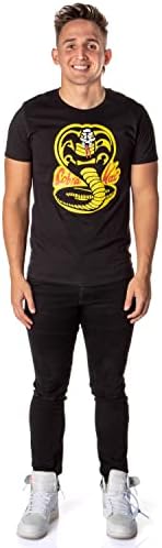 Мъжки Оригиналният Тениска с Графичен логото на Cobra Kai за Възрастни