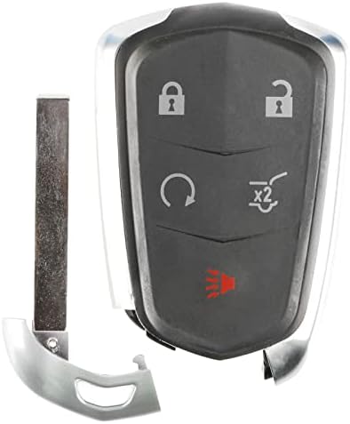 2x Дистанционно ключодържател за автомобил, 5btn за Cadillac SRX (HYQ2AB, 13580800, 13598528, 315 Mhz)