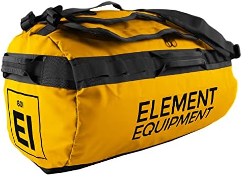 Елемент Оборудване Пътна Спортна Чанта Презрамки Водоустойчив Голяма Жълта