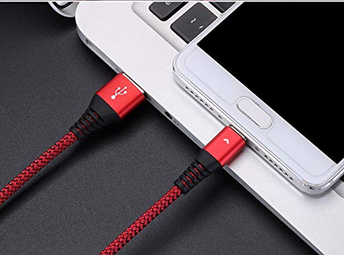 Кабел USB Type C в найлонов оплетке, Кабел за бързо зарядно устройство iFlash A USB 2.0-USB-C за Samsung Galaxy S9 S10 S8