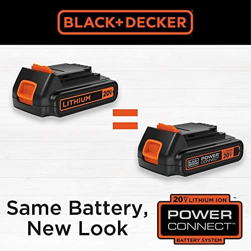 Литиева батерия BLACK + DECKER 20V MAX 1,3 Ампера/час, 2 комплекта (LBXR20B-2)
