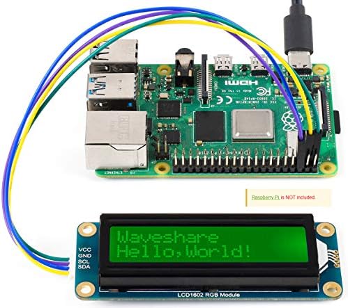 за Arduino Raspberry Pi/Pi Pico в jetson Nano, модул LCD1602 RGB 16x2 символи на до 16 Милиона Цвята Регулируем Цвят на фоновото осветление