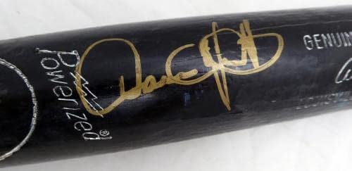 Dann Howitt С автограф Black Louisville Slugger H238S, Използвана Детска Прилеп Seattle Mariners, Джайлбрейкнати инв # 214051 - прилепи MLB с автограф