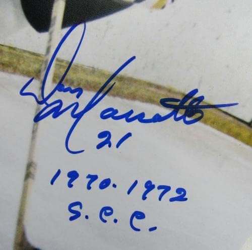 Снимка на Дон Маркотта с Автограф 8x10 - Снимки на НХЛ с автограф