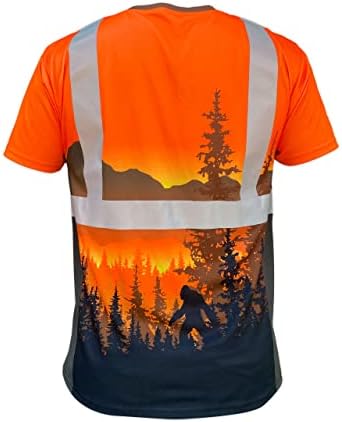 Тениска SafetyShirtz SS360 Wildland Tee - ANSI Class 2 - Оранжево