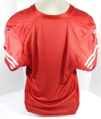 2011 San Francisco 49ers Blank # Game Освободен Червена Риза L DP28814 - Използваните тениски За игри NFL без подпис