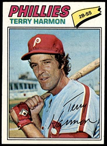 1977 Topps 388 Тери Хармън Филаделфия Филис (Бейзболна картичка) EX/MT Phillies