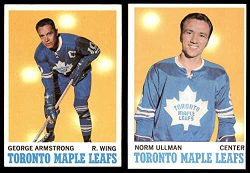 1970-71 Топпс Торонто Мейпъл Лийфс Сет екипа на Торонто Мейпъл Лийфс (сет) EX/MOUNT Мейпъл Лийфс