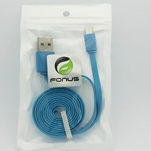 USB кабел с дължина 3 метра, захранващ Кабел за зарядно устройство microUSB, Тел власт, Съвместим с ZTE Grand S Pro - Grand X -