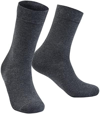 Мъжки Тържествено Чорапи HDL Classic Premium От Гребенчатого Памук, Чорапи за екипажа, Меки Дишащи, 6 Двойки