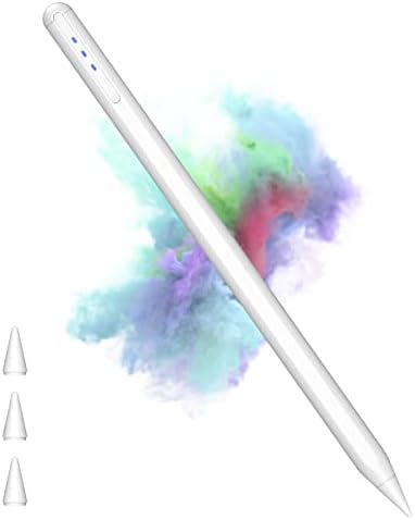 Стилус за iPad, Активен молив с отклонение на дланта, е Съвместим с iPad 8-ви / 7-то / 6-то поколение, iPad Pro 11 и 12,9