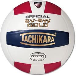 Волейбольный топка от кожа Премиум - клас Tachikara SV5W Gold Competition