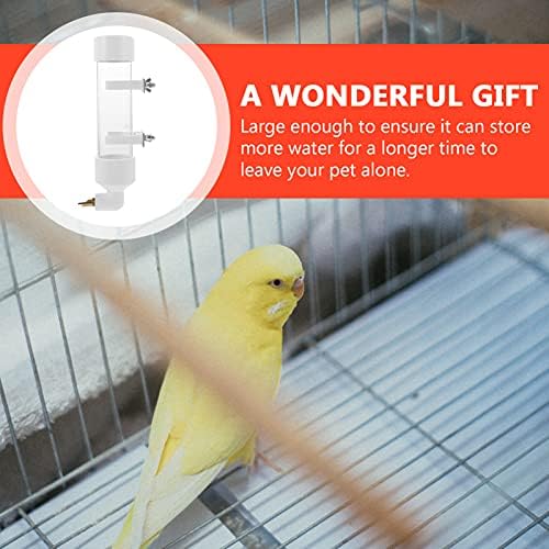 TEHAUX Автоматично Опаковка вода за птиците, Бутилка за хранене на чиста вода с Голям Капацитет за папагали, канарчета,