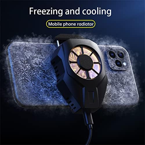 YCFBH Phone CoolerPortable Игри охладител за мобилен телефон, система за охлаждане вентилатор, радиатор геймпада, Охладител за телефон