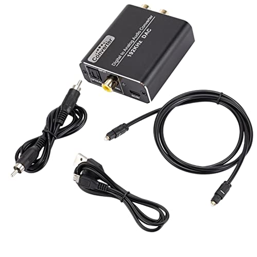 Цифрово-Аналогов Аудиопреобразователь Baoblaze 192 khz КПР Оптичен Датчик за Система за Домашно Кино