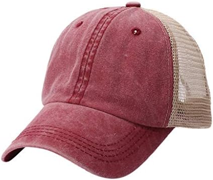 Просто мрежа регулируеми шапки татко шапки за мъже жени Бейзболни шапки шофиране шапка черна шапка Polo на празен воздухопроницаемый нископрофилен