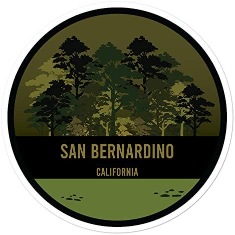 Етикети Lisimori Национален гора Сан Бернардино (Горичка) Vinyl Стикер Стикер от 3 до 5,5