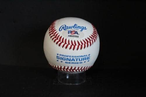 Автограф Бил Вирдона (NL ROY 55) Автограф футболист Auto PSA/DNA AM48568 - Бейзболни топки с автографи