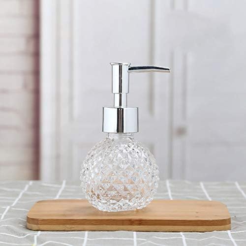 Опаковка емулсии и сапун - Прозрачно Бессвинцовое стъкло, за съхранение на течности в бани и кухни | 120 мл/220 мл