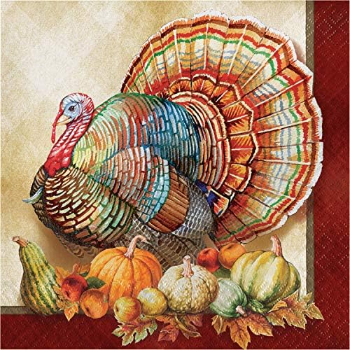 Творческа трансформация на хартиени кърпички Traditions of Thanksgiving, 6,5 , многоцветни