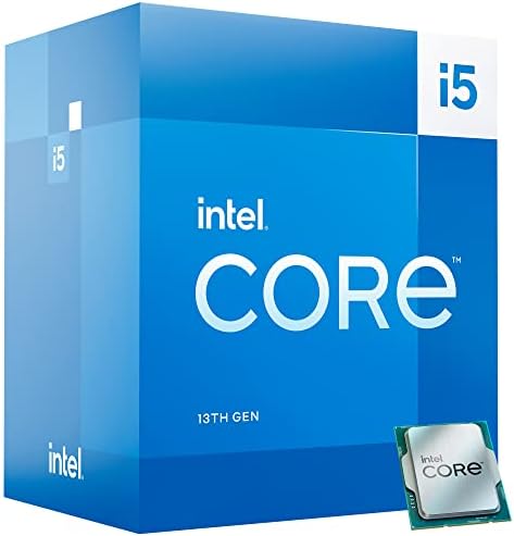 Настолен процесор Intel Core i5-13400 с 10 ядра (6 P-ядки + 4 E-ядрото), 20 MB кеш, честота до 4,6 Ghz