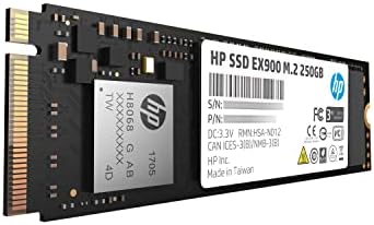 Вътрешен твърд диск (SSD) HP EX900 M. 2 250GB PCIe 3.0 x4 NVMe 3D TLC NAND 2YY43AAABC