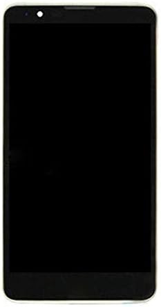 Резервни части за ремонт на CAIFENG LCD и цифров преобразувател в Пълно Сглобяване с Рамка за LG Stylus 2 /K520 (Черен) Резервни части за вашия телефон (Цвят: черен)