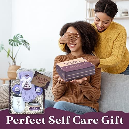 Подарък кутия Purple Canyon Spa за жени | Релаксиращ Лавандула Подарък за облекчаване на стрес за Жените