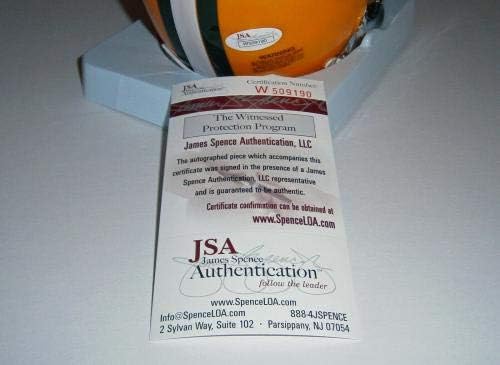 Мини-каска с автограф опаковчик Джонатан Франклин с # 23 JSA COA AUTO с автограф - Мини-каски NFL с автограф