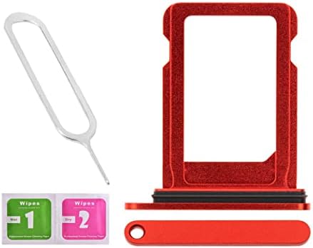 Смяна на притежателя на слота за тавата за една СИМ-карта LNONLS за iPhone 12 Mini 5.4 инча с Непромокаем Гумен пръстен и се използва за извличане на тавата за sim-карти (Всички н